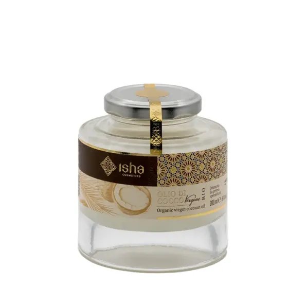 Isha Cosmetics Olio di Cocco Vergine Bio Prepoo Hidratante Piel y Cabello 150ml